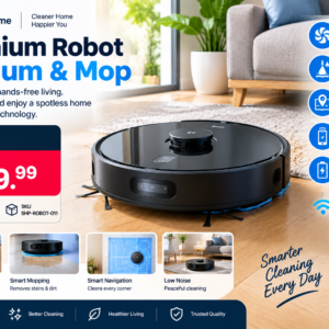 Premium Robot Vacuum & Mop